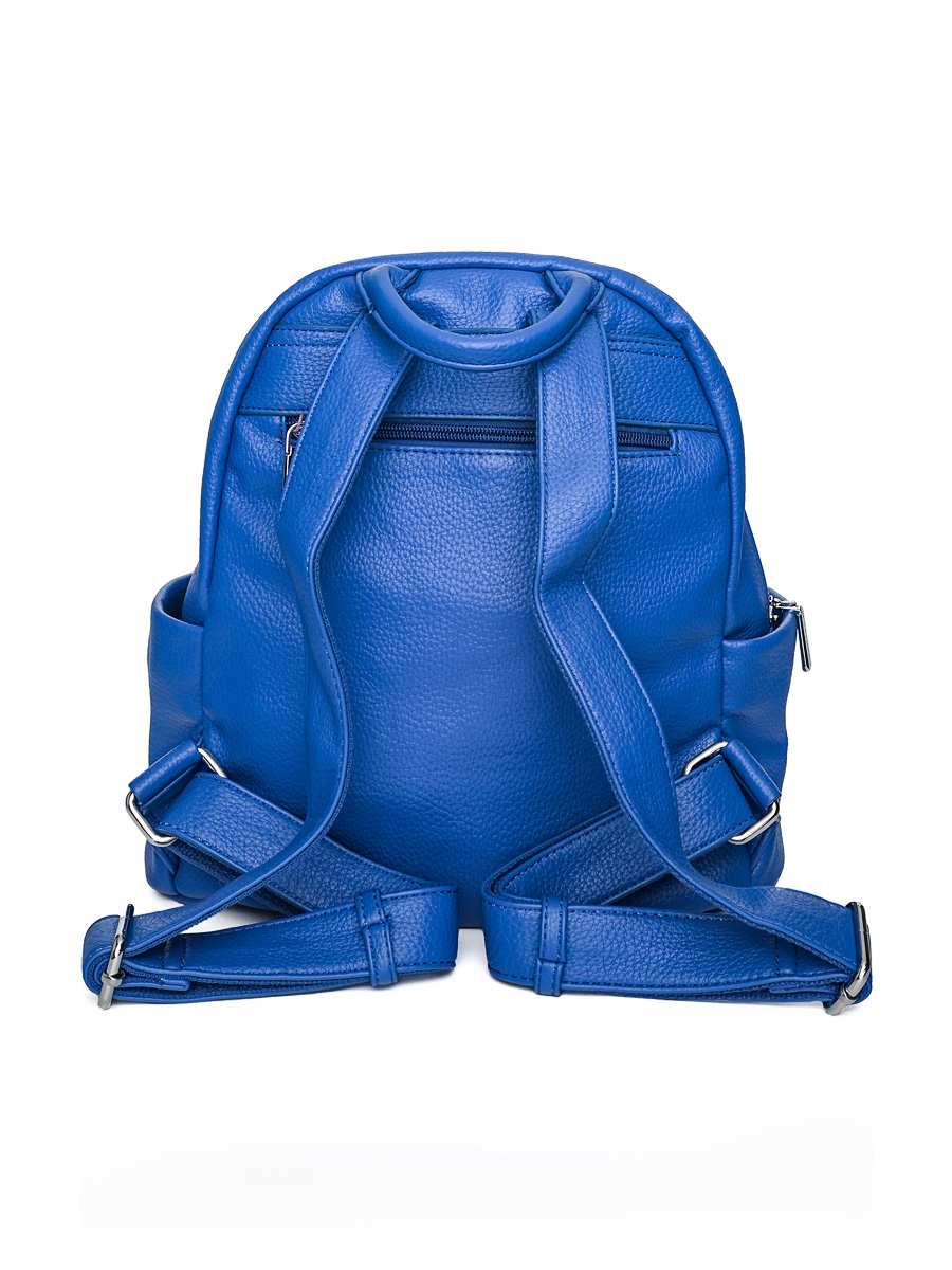Рюкзак синий с боковыми карманами