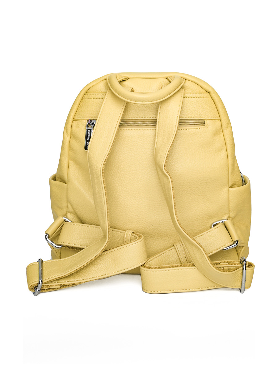 Рюкзак желтый с боковыми карманами