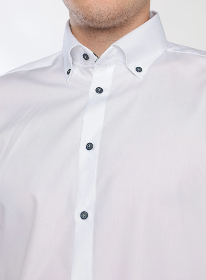 Venti Рубашка из хлопка белого цвета